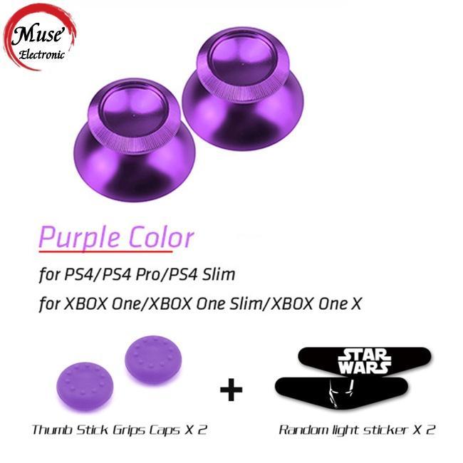 Bộ Nút Bấm Hình Nấm Bằng Kim Loại Thay Thế Cho Tay Cầm Chơi Game Ps4 / Ps Slim / Ps4 Pro / Xbox One S / Xbox One X