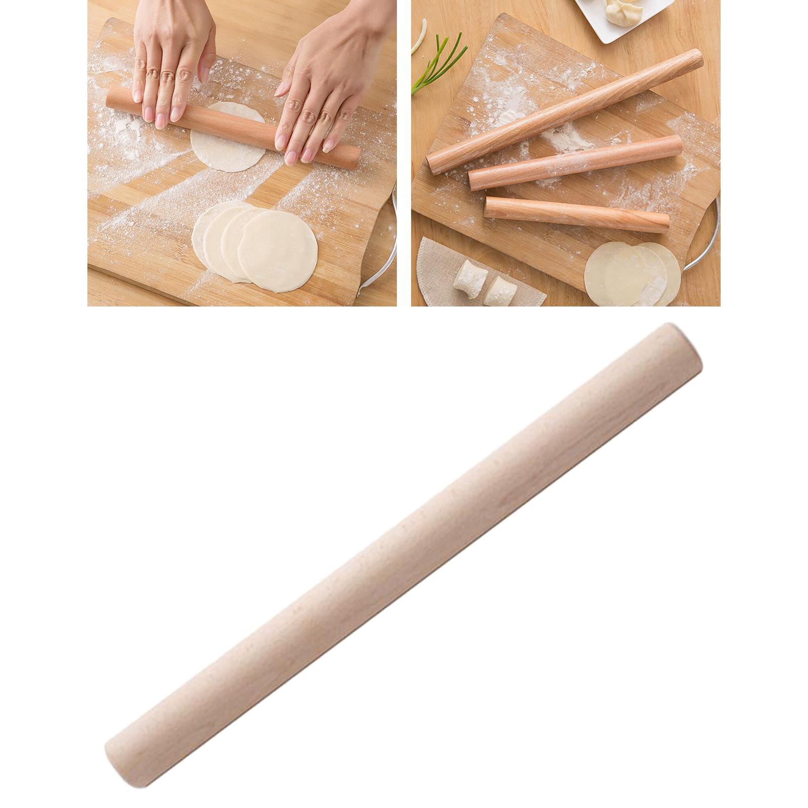Non-Stick Wooden Rolling Pin Roller Pin for Pastries Baking Cooking Flour Pizza Pie Cookies Dumpling Wrapper Kitchen Supplies