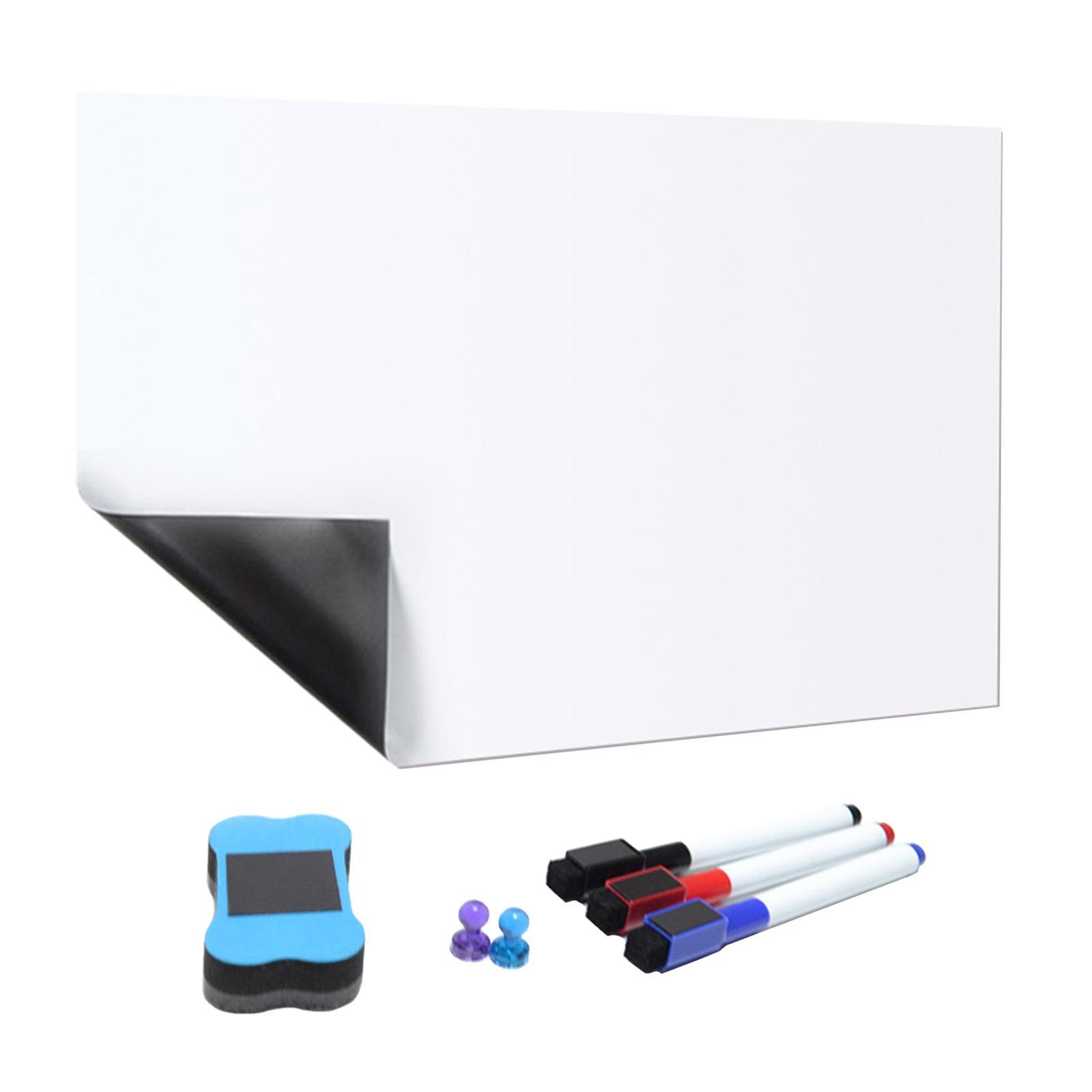2 Set A3 Soft Whiteboard Self-Adhesive Fridge Whiteboard