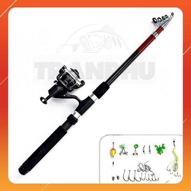 BỘ CẦN CÂU RÚT, MÁY YF200 TPB02  docaucagiangnam