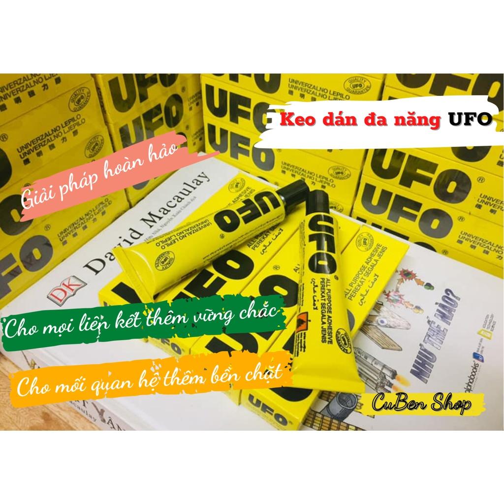 Keo dán đa năng UFO 35ml - keo dán chuyên dụng, dán giấy, dán vải, dán gỗ chắc chắn, tiết kiệm