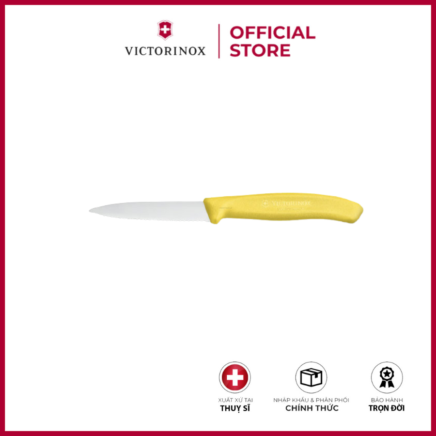 Dao bếp gọt Victorinox Paring Knives (wavy edge, 8cm) 6.7636.L118