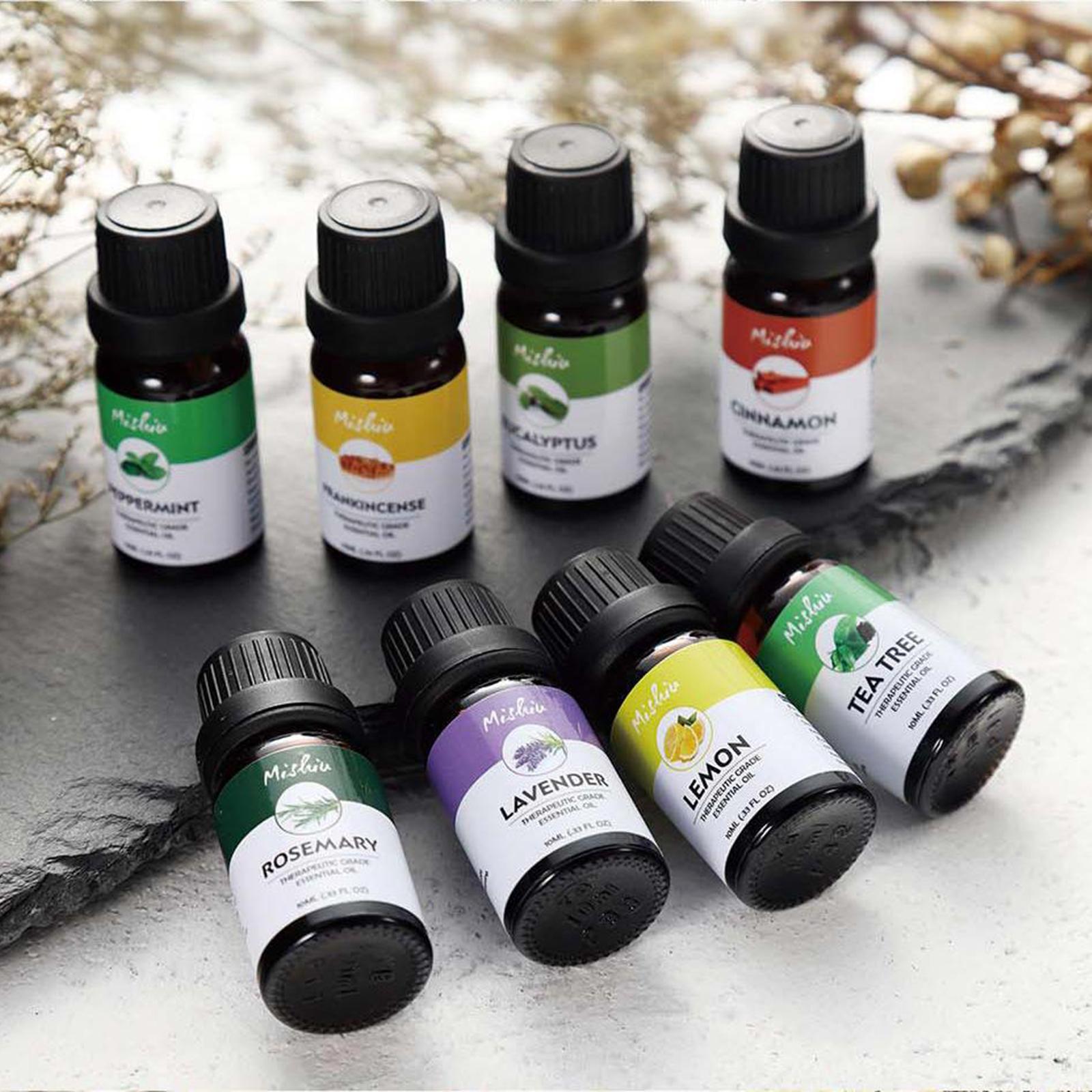 1Set Natural Essential Oils Kit for Humidifier Hair Care 10ml