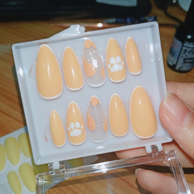 (Ảnh thật) Nail box hình bàn chân siêu cute