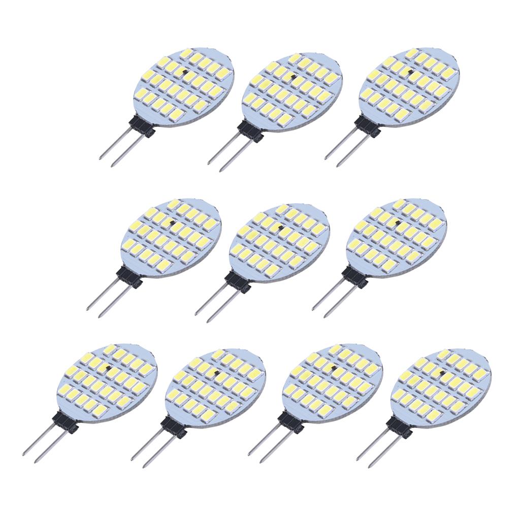 10 Pieces G4 1210 SMD 24 LED Bulb Bulb Warm White Spotlight Bulb 3000-3500K