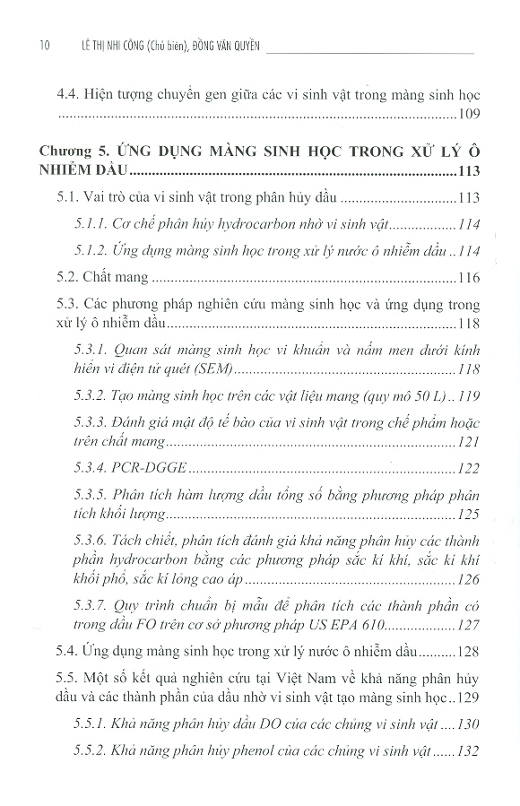 Màng Sinh Học (Biofilm) Từ Vi Sinh Vật Và Ứng Dụng Trong Xử Lý Ô Nhiễm Dầu Ở Việt Nam (Bìa cứng)