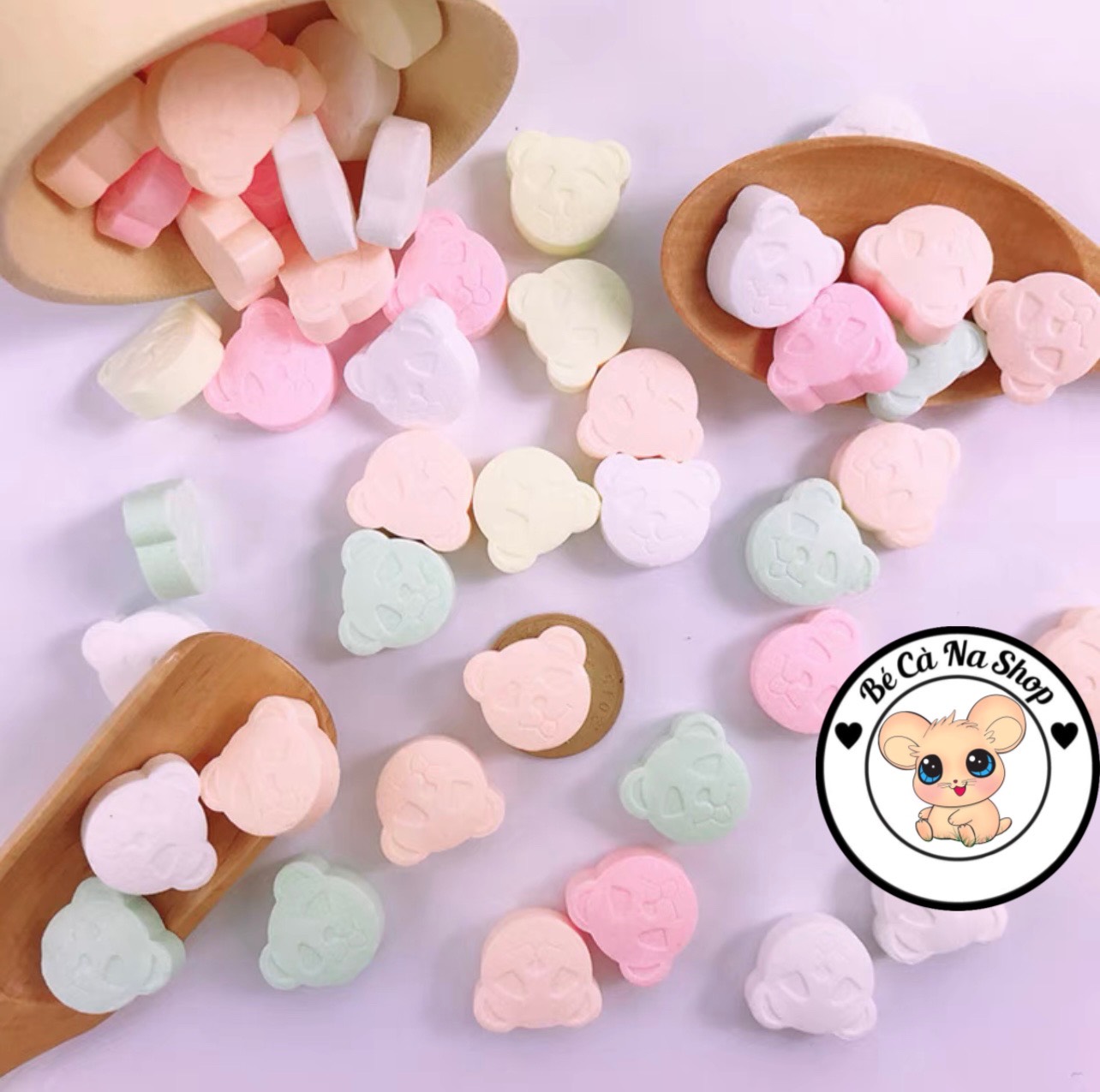 Vitamin trái cây hình gấu bổ sung dinh dưỡng thức ăn cho hamster thỏ bọ sóc chinchiilla