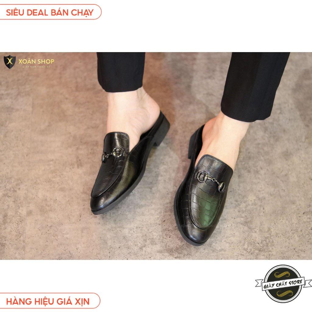 SỤC DA NAM DẬP VÂN CHẤT LIỆU DA Pu ĐẾ CAO SU B2
