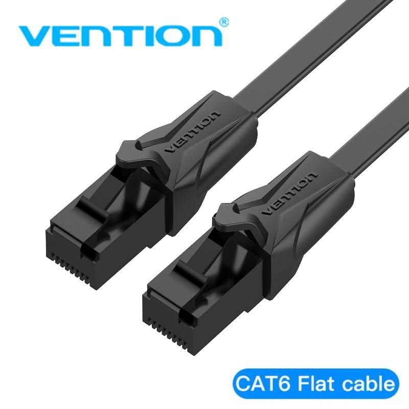 Dây cáp mạng Erthernet Cat6 Vention - 2 đầu đúc sẵn, dạng dẹt IBAB - Hàng chính hãng