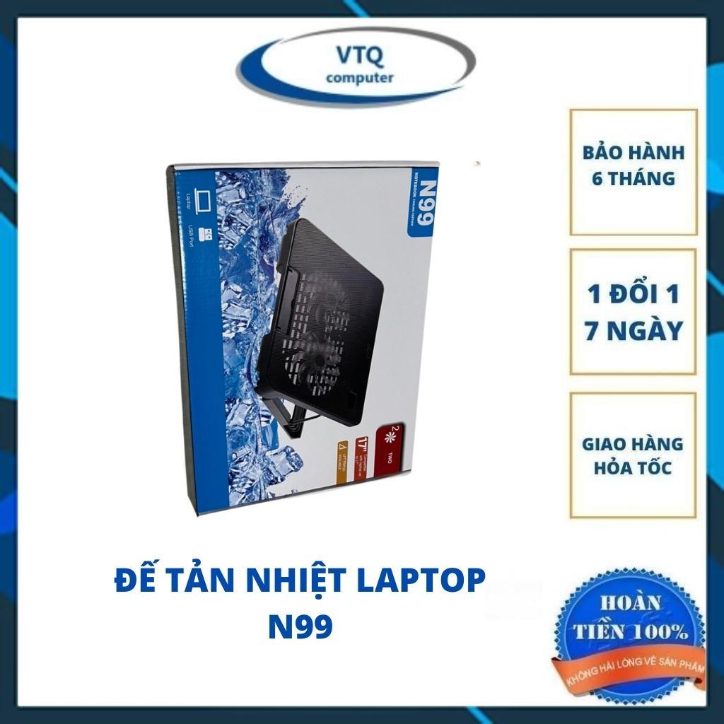 Đế giá đỡ quạt tản hút nhiệt N99 laptop máy tính bền tốt - quạt tản nhiệt to chạy êm làm mát cực nhanh