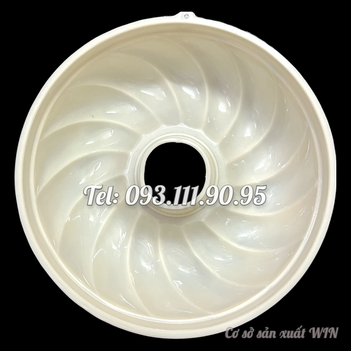 Khuôn làm bánh, rau câu xoắn ốc tròn có lõi giữa – Loại 20 cm – Mã số 1936