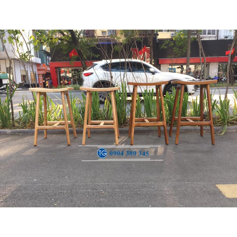 Ghế quầy bar gỗ sồi Nga