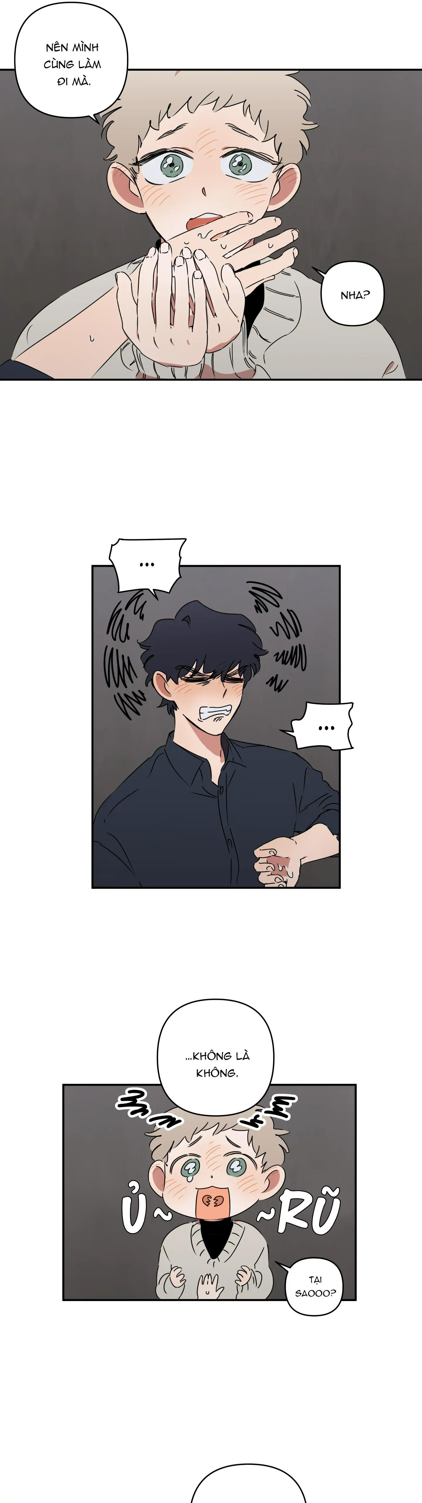 giấu kĩ vào, đừng để tớ nhìn thấy cái xx của cậu! chapter 3 13