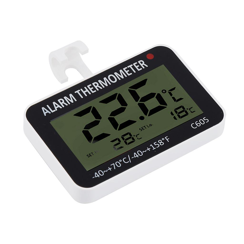 Wall Mounted Digital LCD Display  Fridge Temperature  Meter