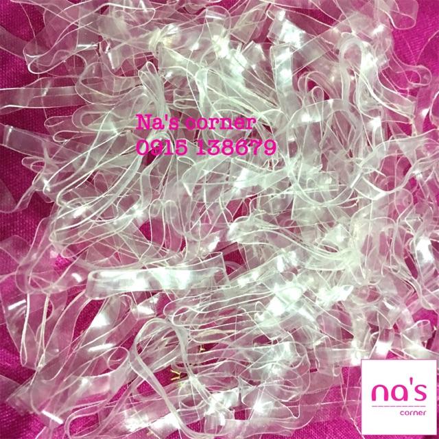 &lt;HOT SALE&gt; 1000/2000 sợi thun cột tóc trong suốt loại dai