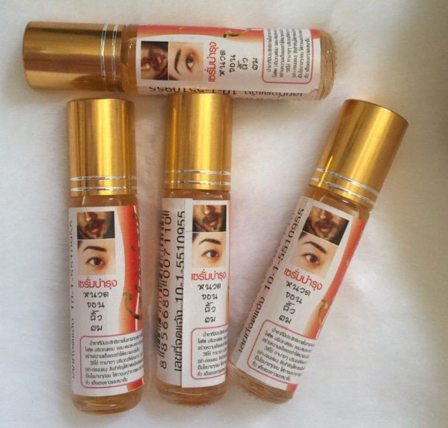 SERUM LĂN  KÍCH MỌC LONG MÀY, LONG MI, RÂU, TÓC, THÁI LAN DÙNG CHO NAM VÀ NỮ, CHAI 10ML