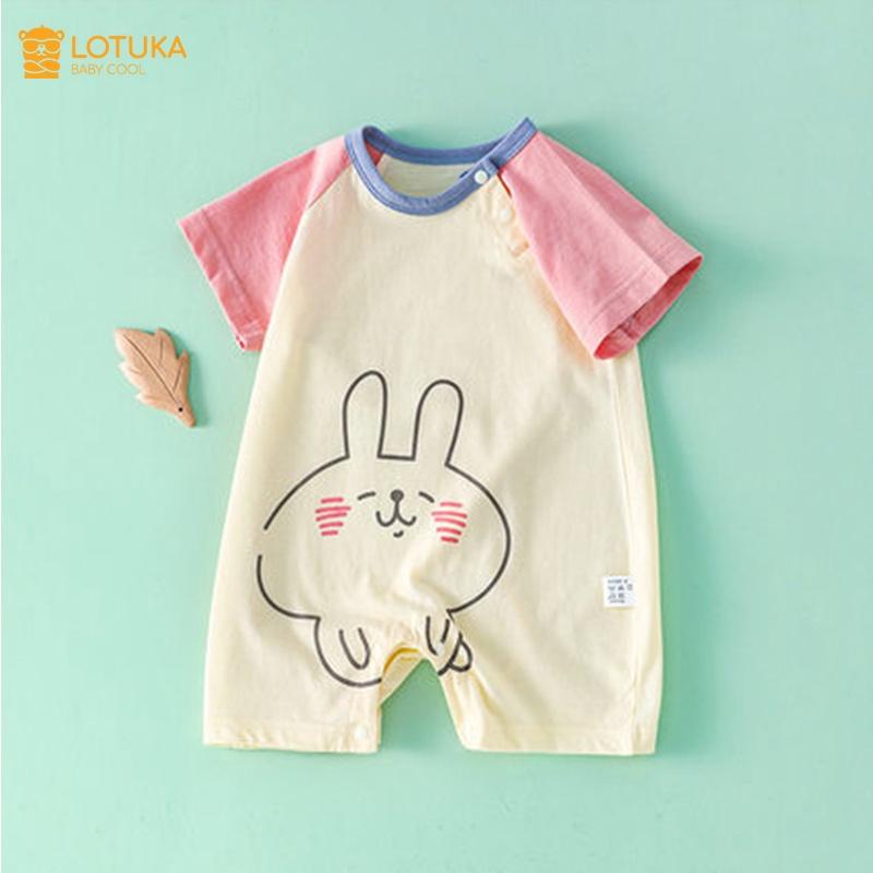 Bộ body đùi bé trai bé gái hình thú siêu dễ thương, bodysuit cộc mẫu đồ liền thân quần áo sơ sinh cho bé 0-12 tháng