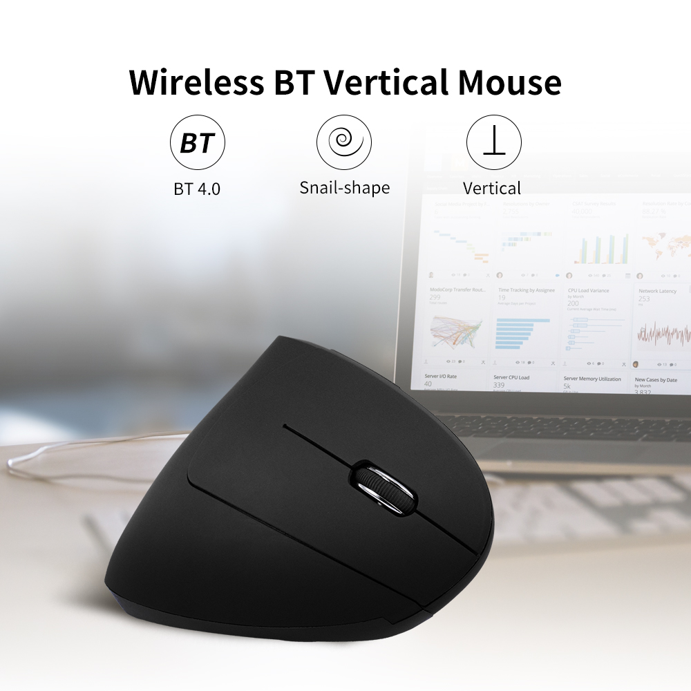 Chuột Dọc Có Thể Điều Chỉnh DPI 6 Nút BT 4.0 Cho Máy Tính Xách Tay / PC / Macbook