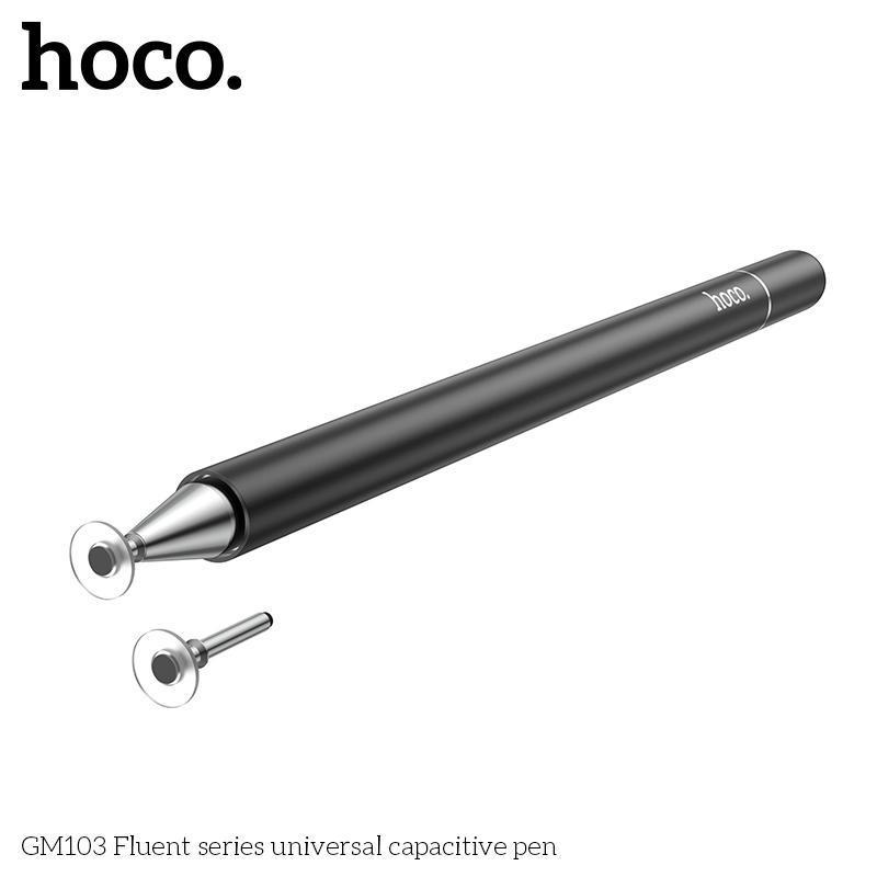Bút cảm ứng điện dung đa năng Hoco GM103, phụ kiện viết cảm ứng nét vẽ mượt mà cho máy tính bảng, điện thoại hàng chính hãng