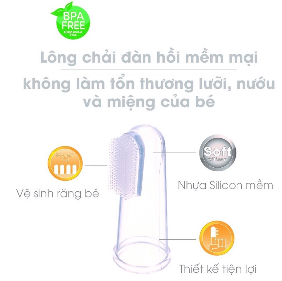 [Giá hủy diệt] Rơ Lưỡi Silicon Hàn Quốc [Dahamart - Siêu Thị Ăn Dặm]