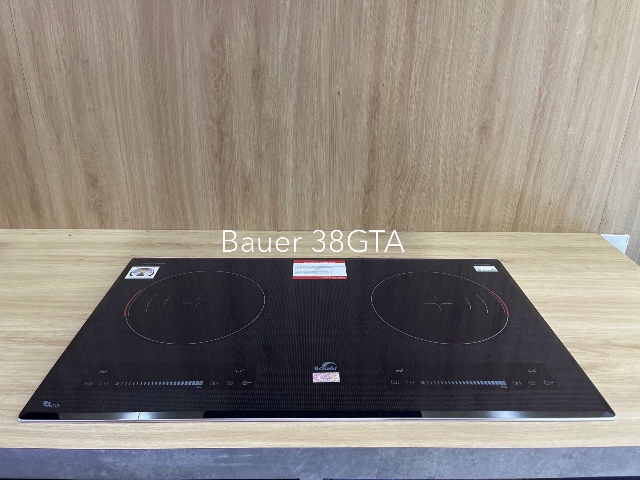 Bếp từ Bauer BE 38GTA 2 vùng nấu NK Malaysia - Hàng chính hãng