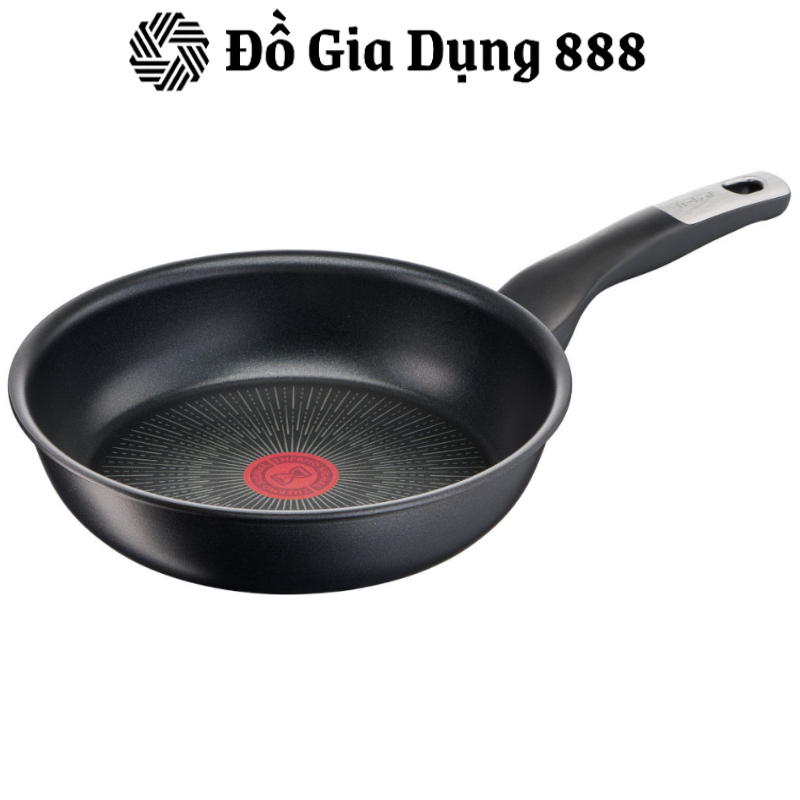 Chảo Rán Chống Dính Cao Cấp Tefal Unlimited, Size 20/22/26cm, Đế Cực Dày, Lớp Chống Dính Vượt Trội, Lớp Phủ Titanium Anti-Scratch, Công Nghệ THERMO-SIGNAL, Dùng Cho Mọi Loại Bếp