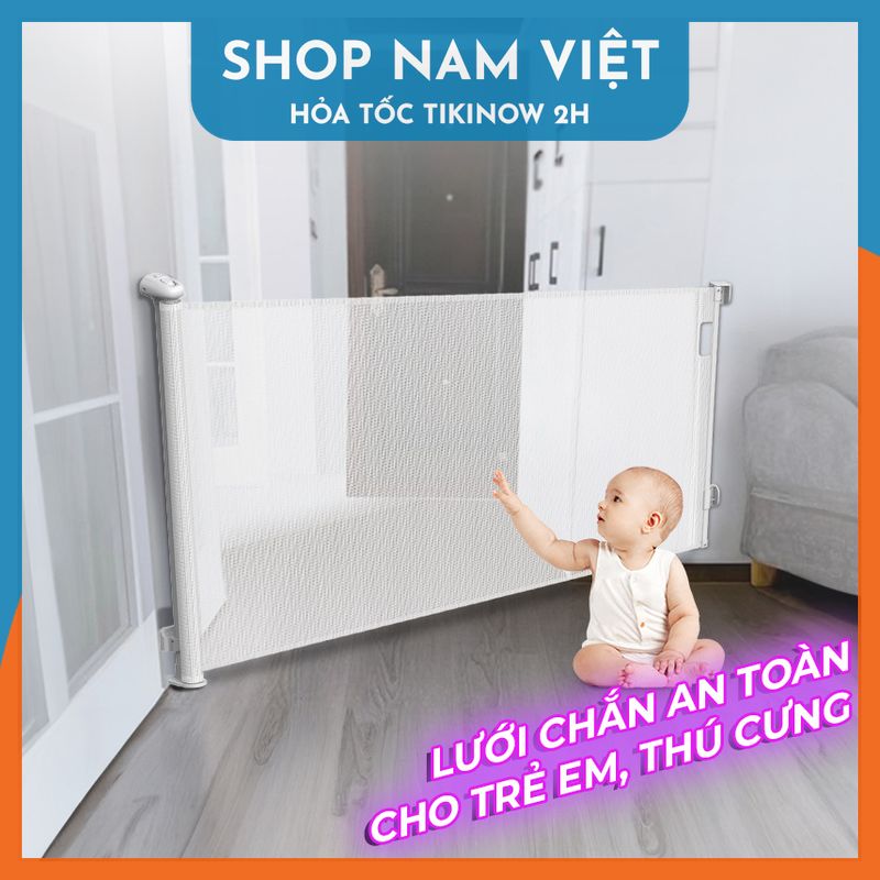 Lưới Chắn Cửa, Chắn Cầu Thang An Toàn Cho Trẻ Em và Thú Cưng