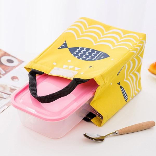 Túi đựng hộp cơm giữ nhiệt hình cá