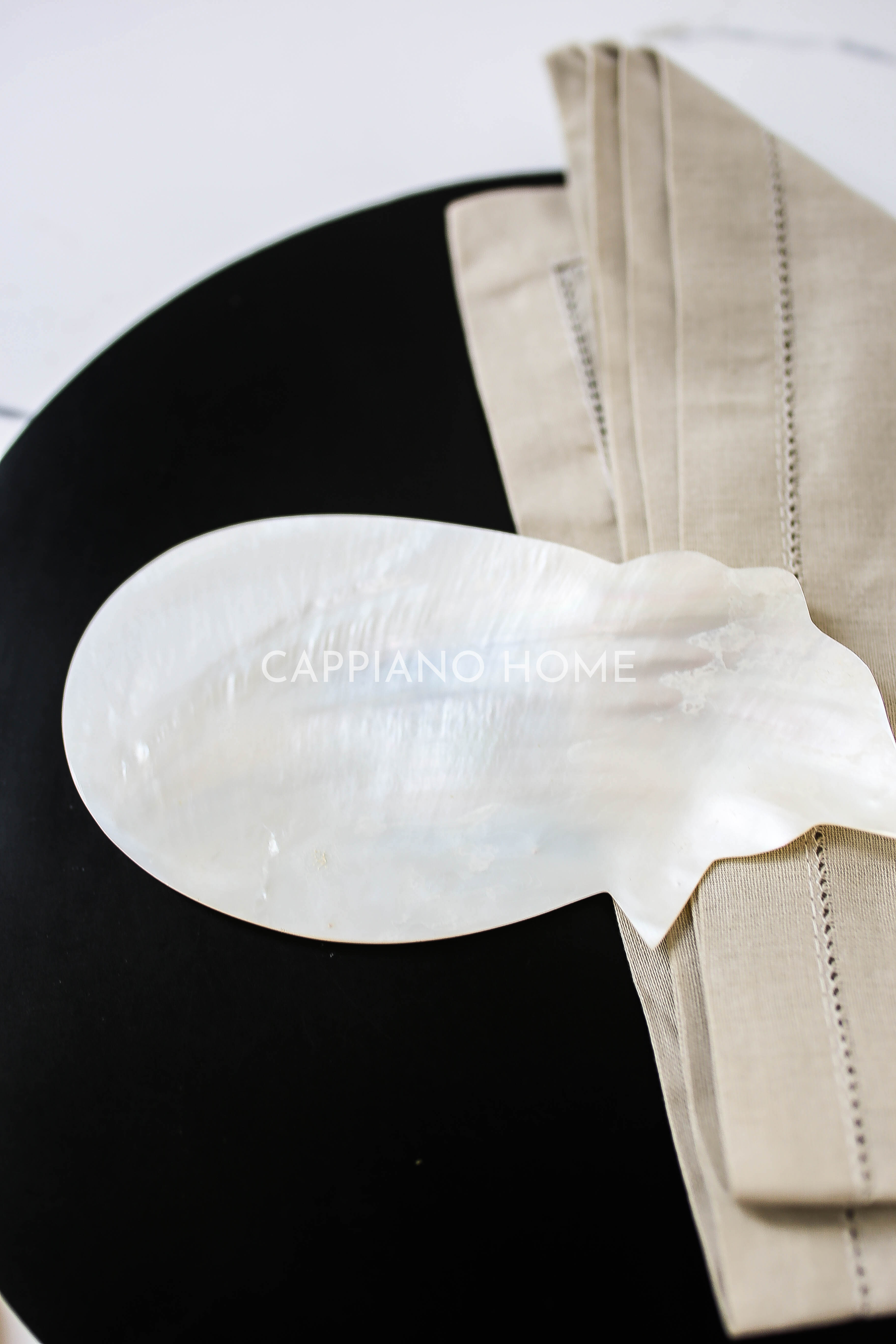 Đĩa nia mèo khảm trai thủ công Cappiano Home