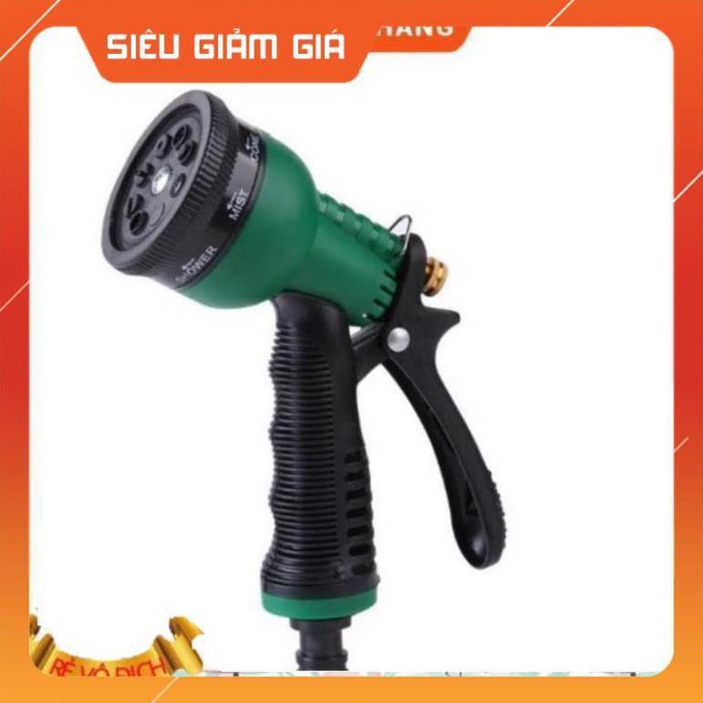 Vòi xịt rửa xe,Vòi phun nước tưới cây tăng áp thông minh 8 chế độ 815498