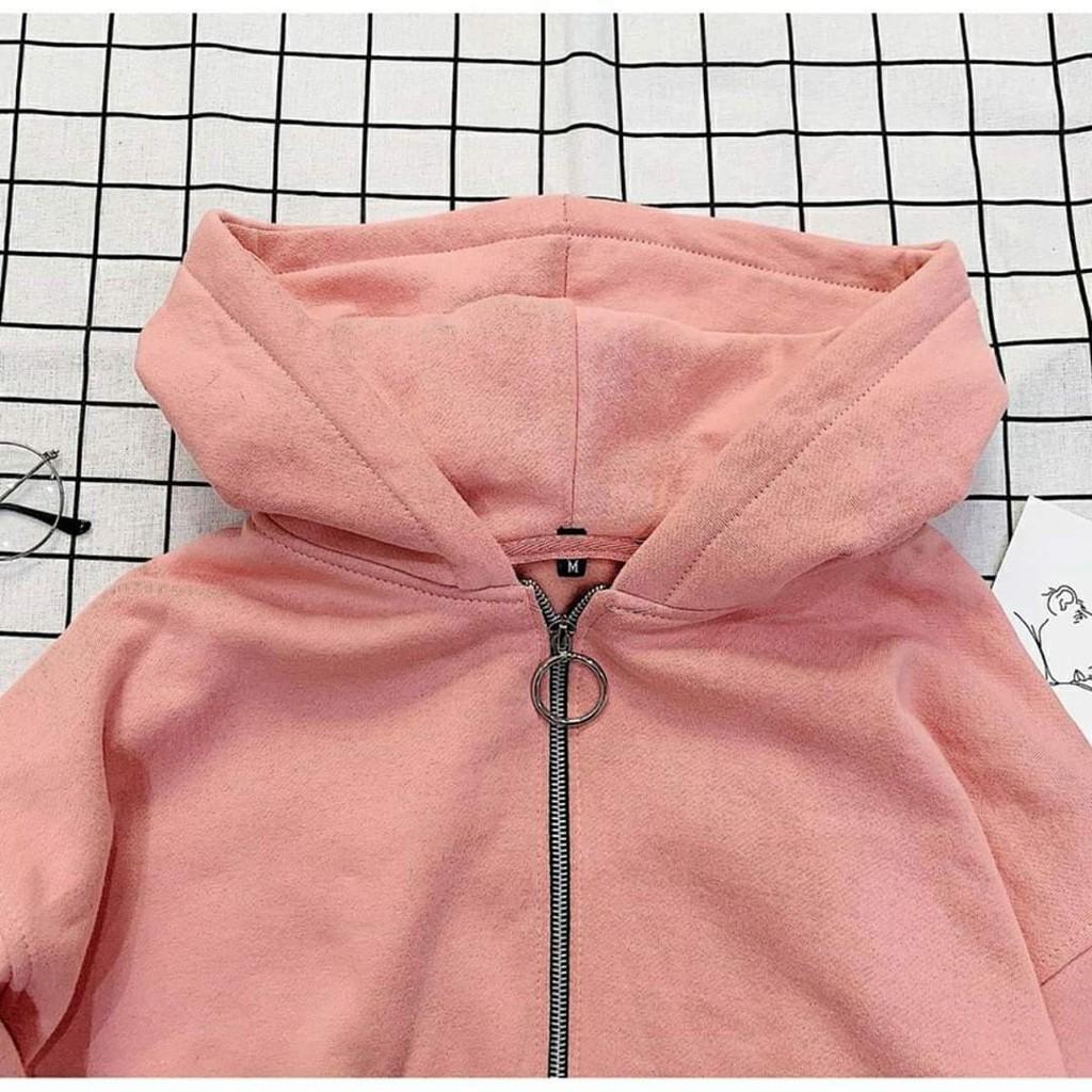 ÁO KHOÁC HOODIE DÂY KÉO FORM CUTE CHO GIỚI TRẺ