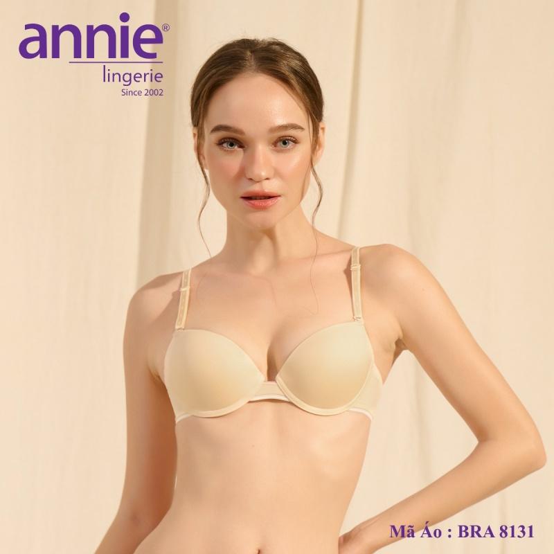 Hình ảnh Áo Ngực Cao Cấp Tạo Dáng Ngực annie bra 8131 mút vừa, trơn, ôm ngực vải lót cotton thấm hút tốt thoáng mát mặc thoải mái