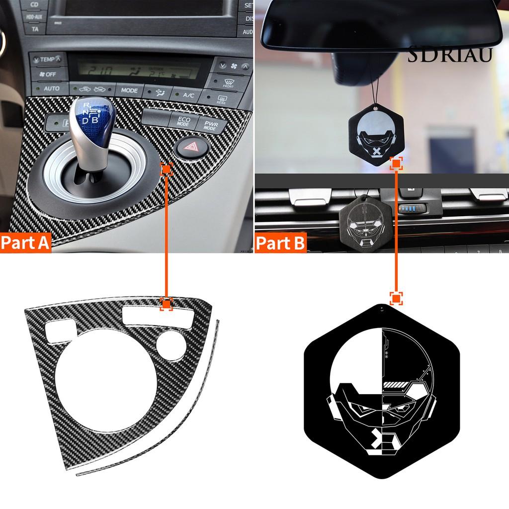Bộ 2 Miếng Dán Trang Trí Nội Thất Xe Ô Tô Toyota Prius