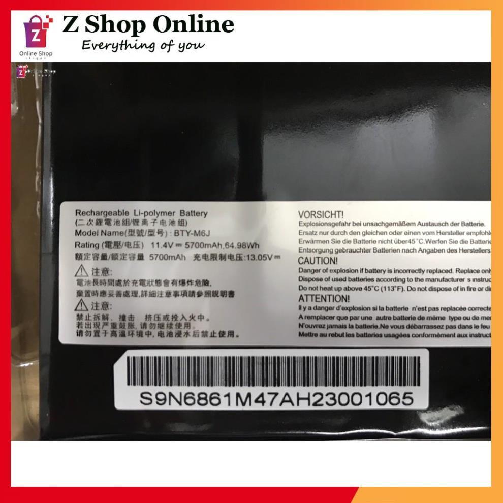 Pin Dùng Cho MSI GS73 GS73VR 6RF BTY-M6J Battery