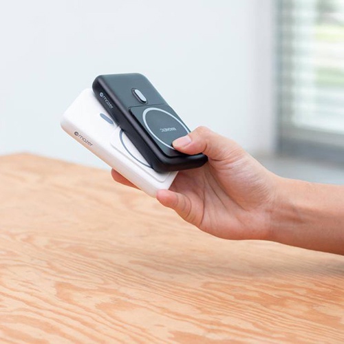 Pin Dự Phòng Mazer Infinite Boost Mag Stand Mini Qi Wireless MagAir12 10000mAh/15W Hàng Chính Hãng