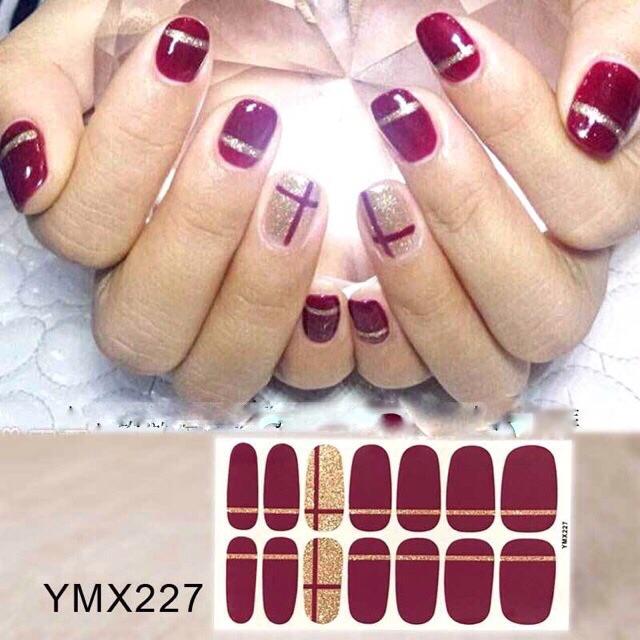 Set dán móng tay Nails dán nghệ thuật nhiều màu - có ngay bộ móng đẹp trong 5 phút CAM06