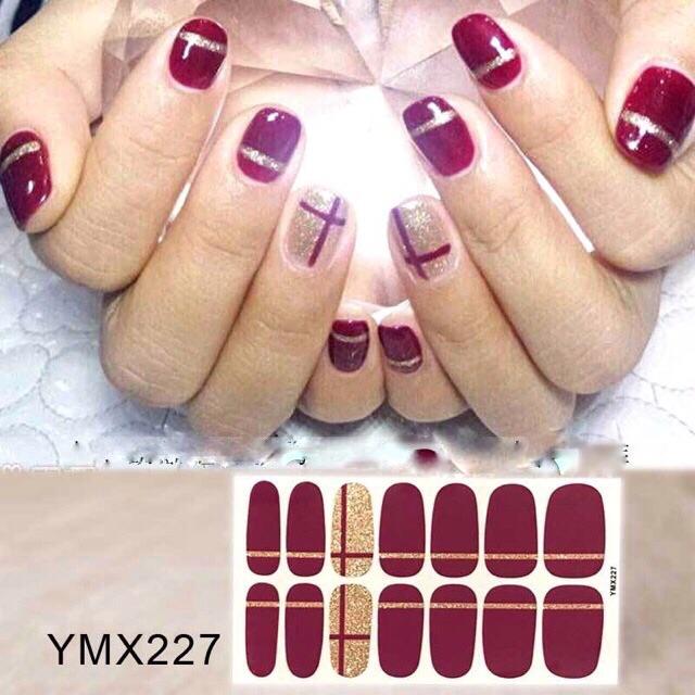 Set dán móng tay Nails dán nghệ thuật nhiều màu - có ngay bộ móng đẹp trong 5 phút (Nail wraps / Nail stickers) CAM06