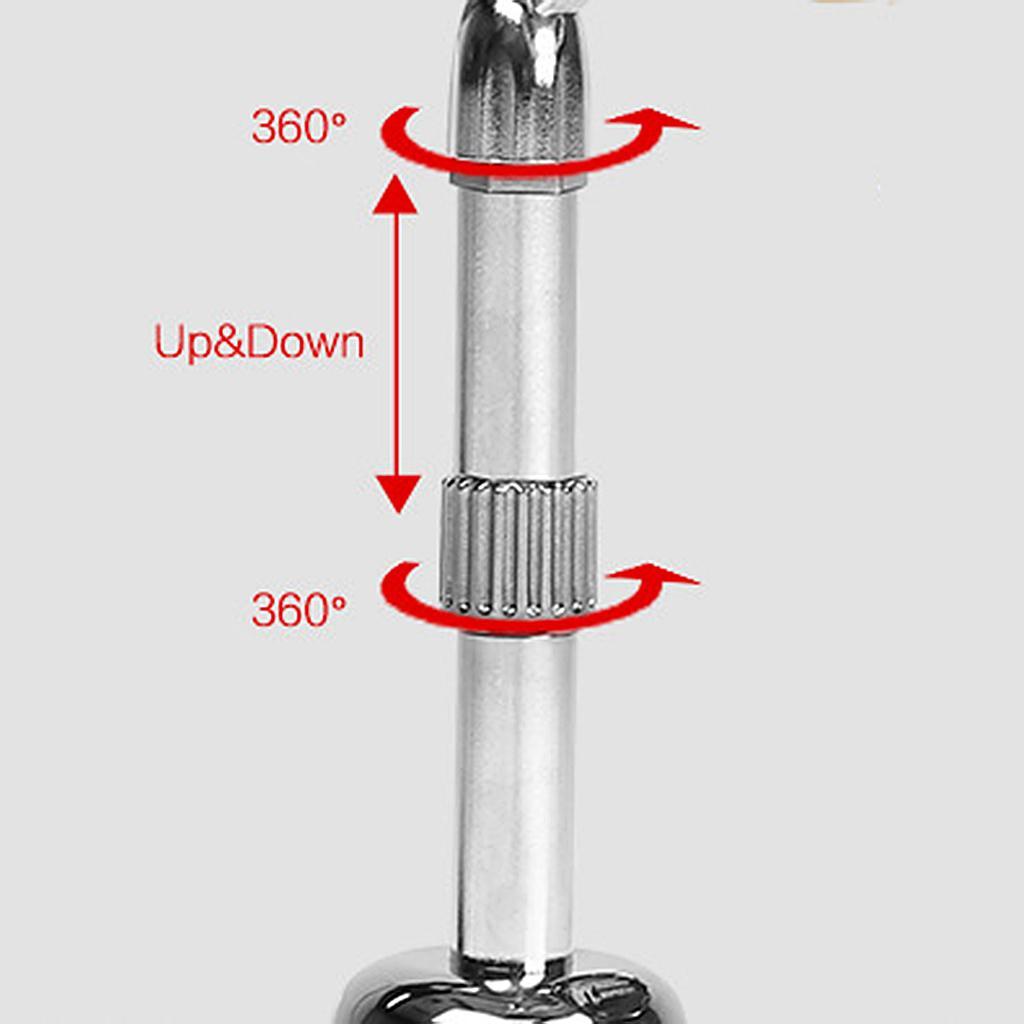 3.5mm Studio Stereo Recording Condenser Mic With Mic Holder  For Computer