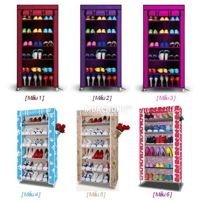 Tủ Giầy Vải 7 Tầng 6 Ngăn Tiện Dụng