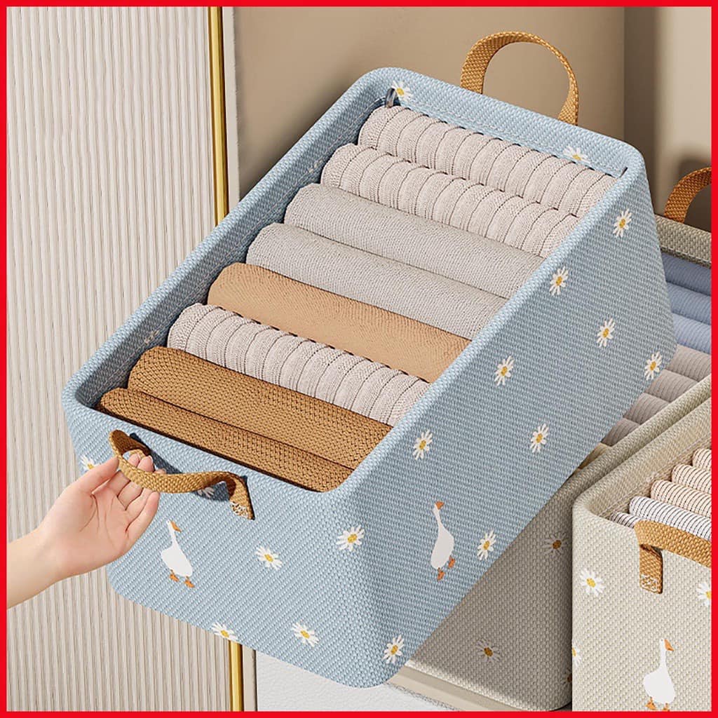 HỘP ĐỰNG ĐỒ, ĐỰNG QUẦN ÁO CÓ KHUNG SẮT SIÊU CHẮC CHẮN