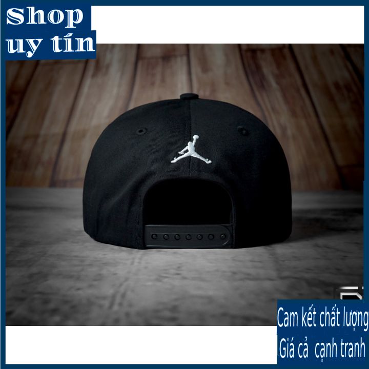 Freeship - MŨ NÓN KẾT LƯỠI TRAI SNAPBACK AIR KAKI ĐEN THỜI TRANG NAM NỮ CAO CẤP