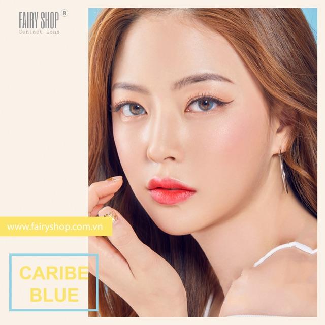 Kính Áp Tròng CARIBE BLUE - Kính Áp Tròng FAIRY SHOP CONTACT LENS - độ 0 đến 8