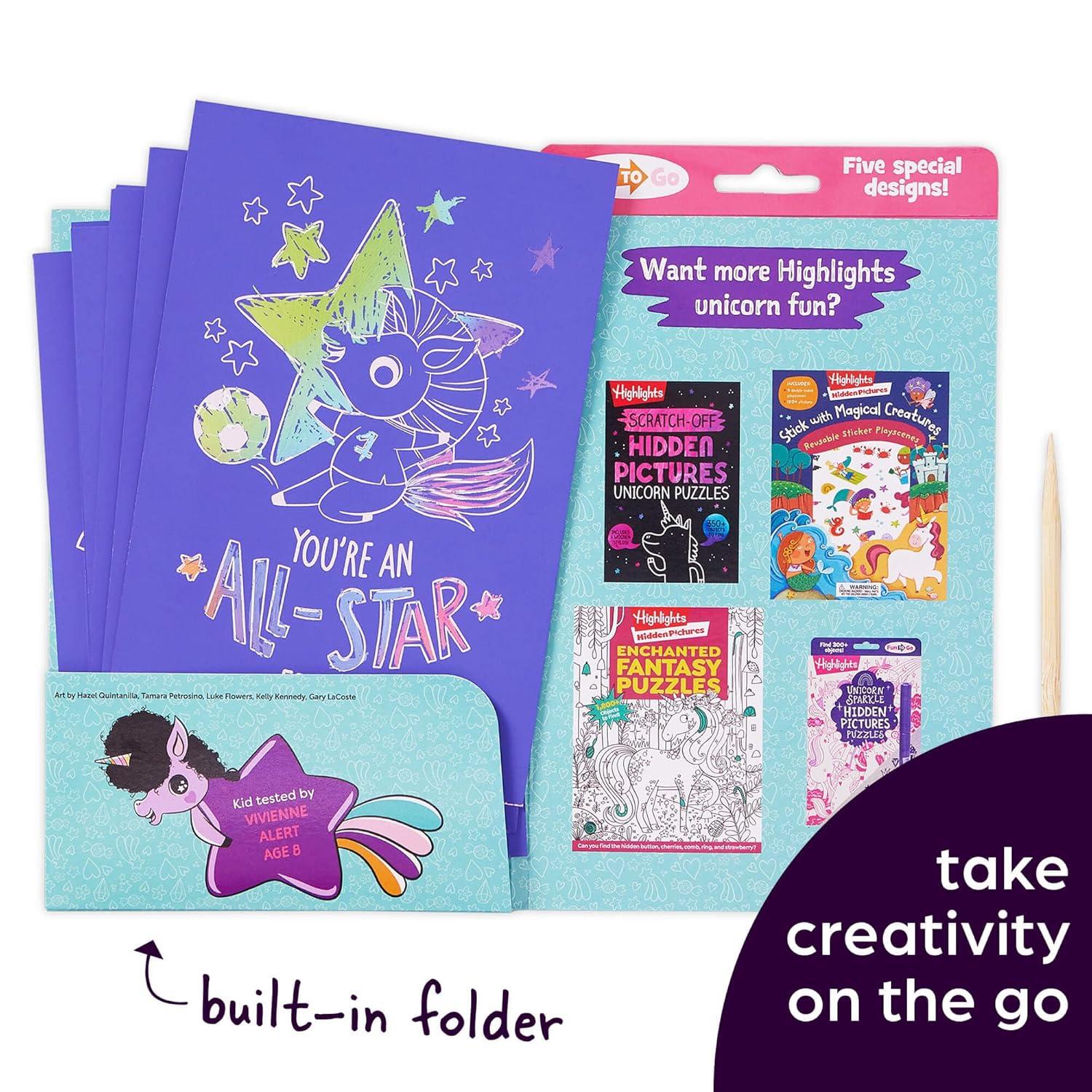 Sách ngoại văn: Scratch-And-Play - Unicorn Hidden Pictures