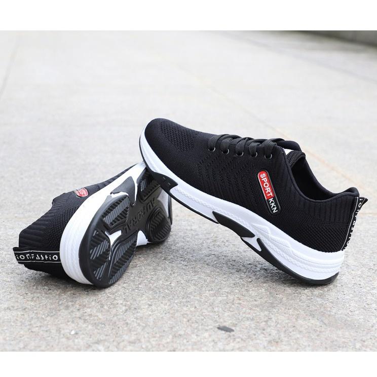 Giày Thể Thao Nam Cao Cấp Giày sneaker HHTSport-Ghi -S5