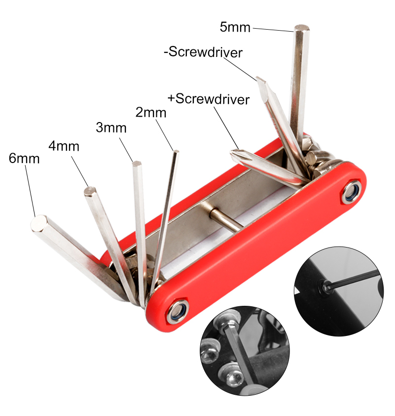 Bộ Dụng Cụ Sửa Chữa Xe Đạp Di Động Bơm Lốp Đa Năng Mini Và Vá Săm Xe Đạp Gắn Sườn Xe (Dạng Bình Nước) MaiLee