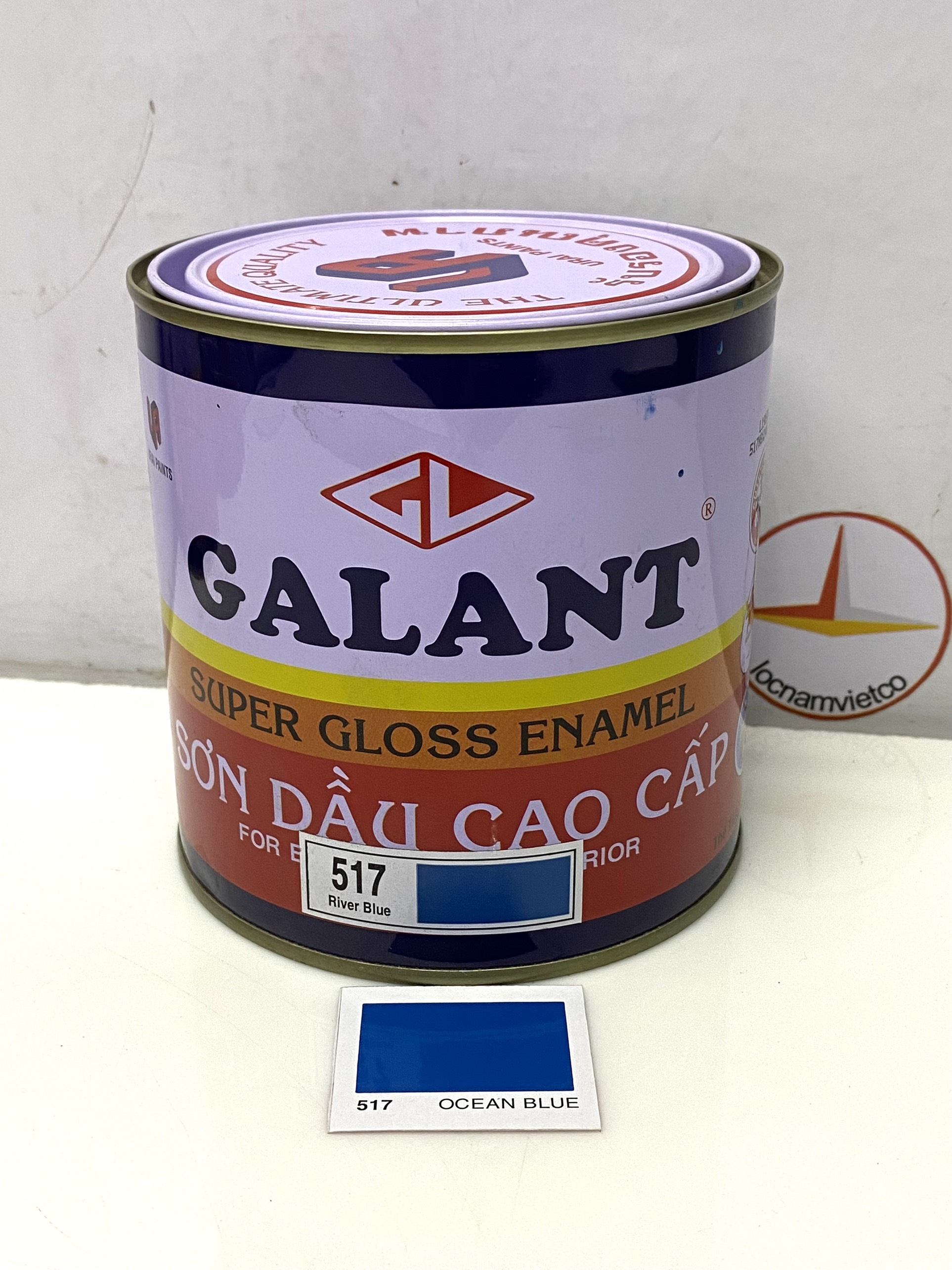 Sơn dầu Galant màu Ocean Blue 517 _ 0.8L