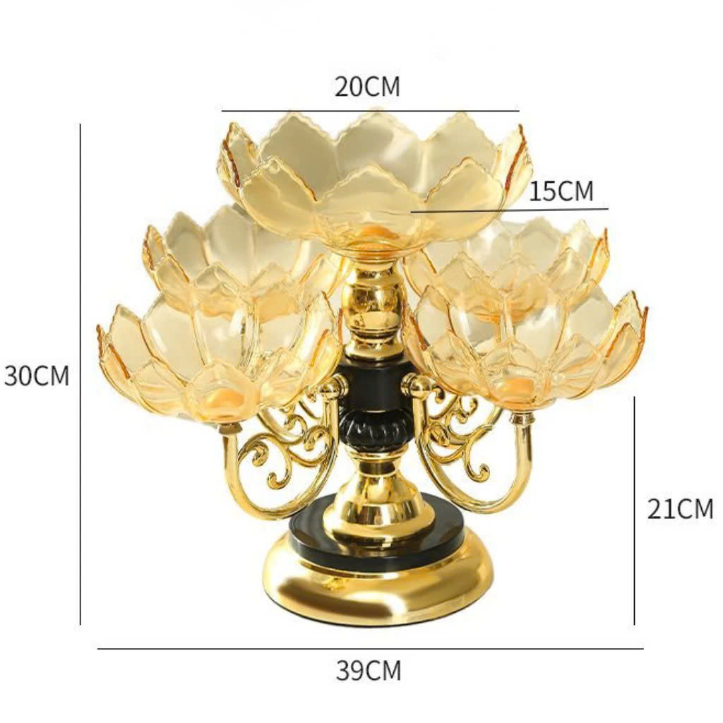 Khay Mứt Tết Pha Lê Trong Suốt, Xoay 360 Độ Cao Cấp Phong Cách Châu Âu Trang Trí Ngày Tết - Hộp Đựng Bánh Kẹo - Hàng Loại 1 - Chính Hãng MINIIN