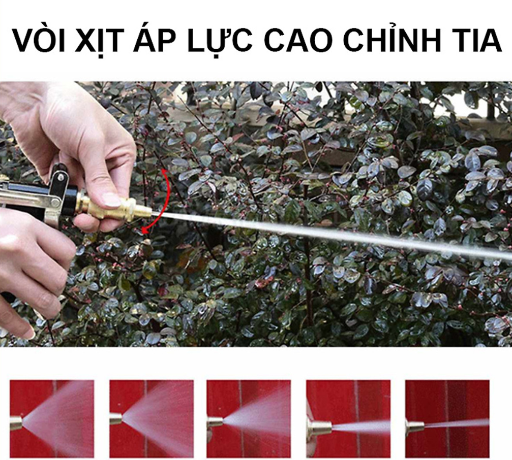 Òi phun xịt rửa xe, tưới cây chuyên nghiệp