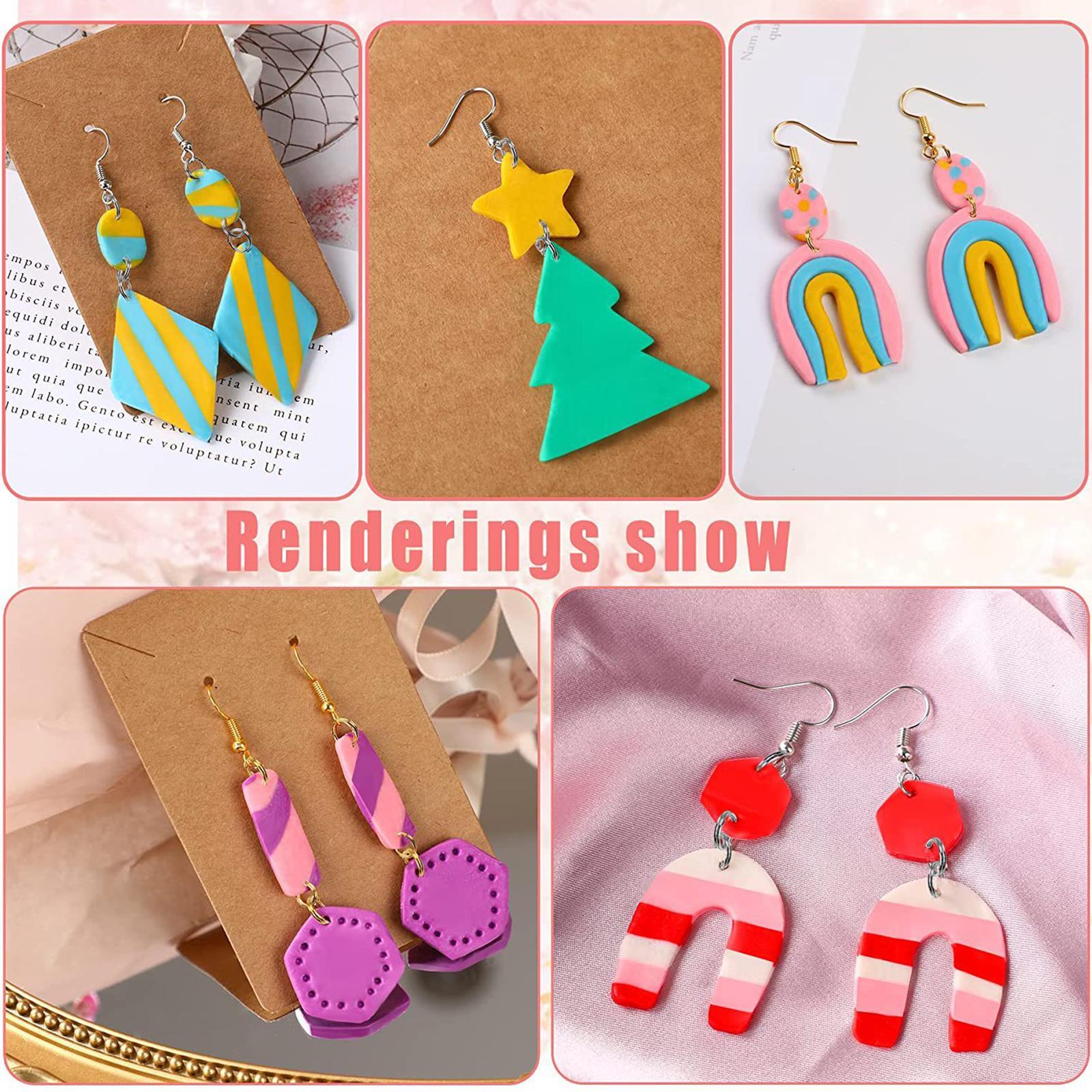 Polymer Clay  Set Handmade Clay Earring   Cake