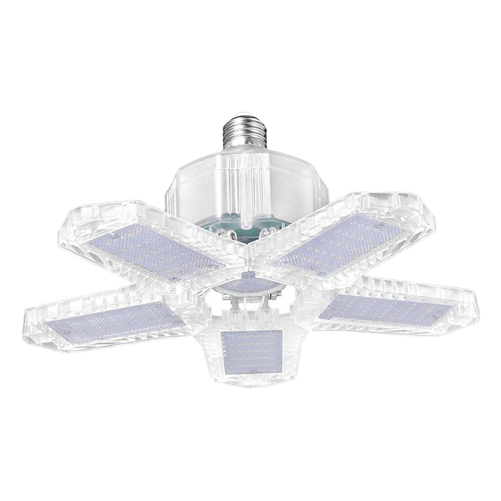 2X LED Garage Light Folding Bulb Super Bright E27 80W/100W 10000LM 100W Clear